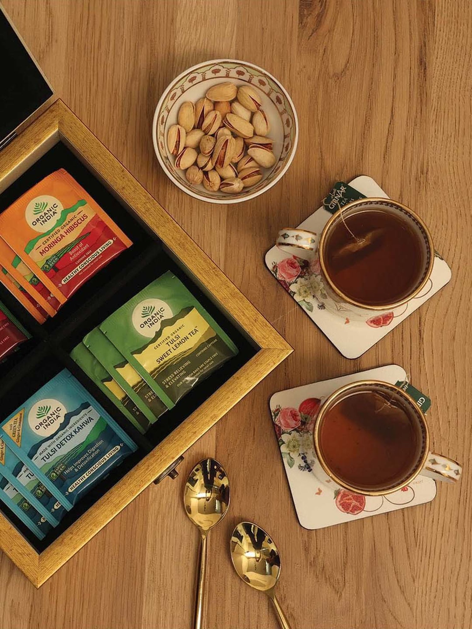 ICRAFT Multicolor Mdf Blossom Series Multipurpose Box