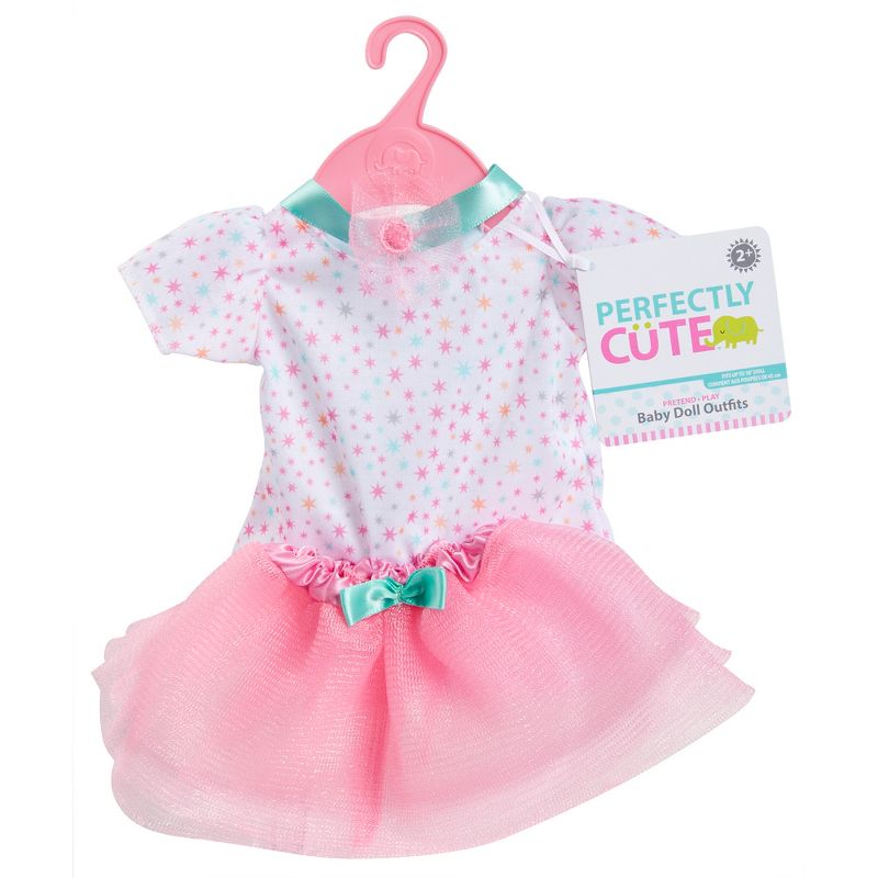 Perfectly Cute Baby Doll Outfit - 3pc Star Top with Shirt and Headband