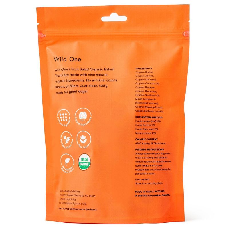 Wild One Organic Fruit Salad Dog Treats - 8oz