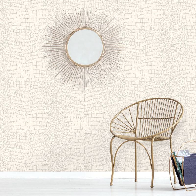 Devine Color Textured Alligator Peel and Stick Wallpaper