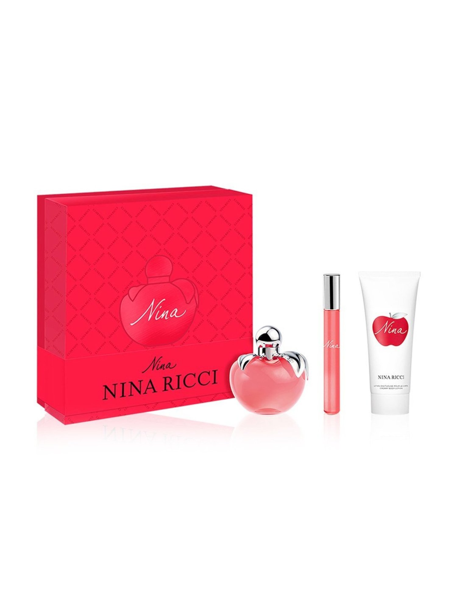 Nina Ricci Eau de Toilette, Body Lotion & Roll-On Combo