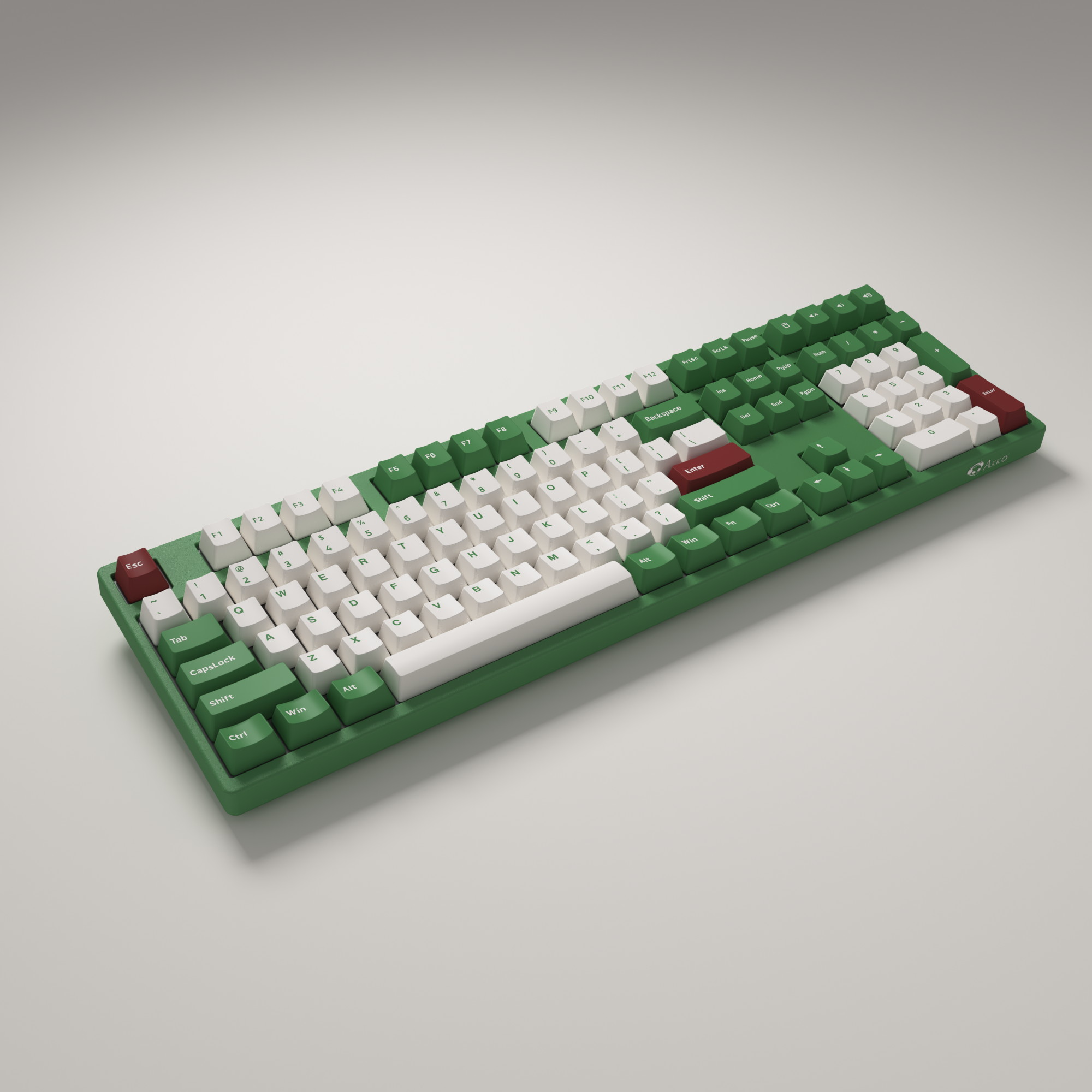 Akko 3108V2 Dragon Ball Z Frieza Full Size Gaming Mechanical Keyboard Double Shot Dye Sub PBT Keycaps NKRO Detachable USB Type-C Wired White and Purple