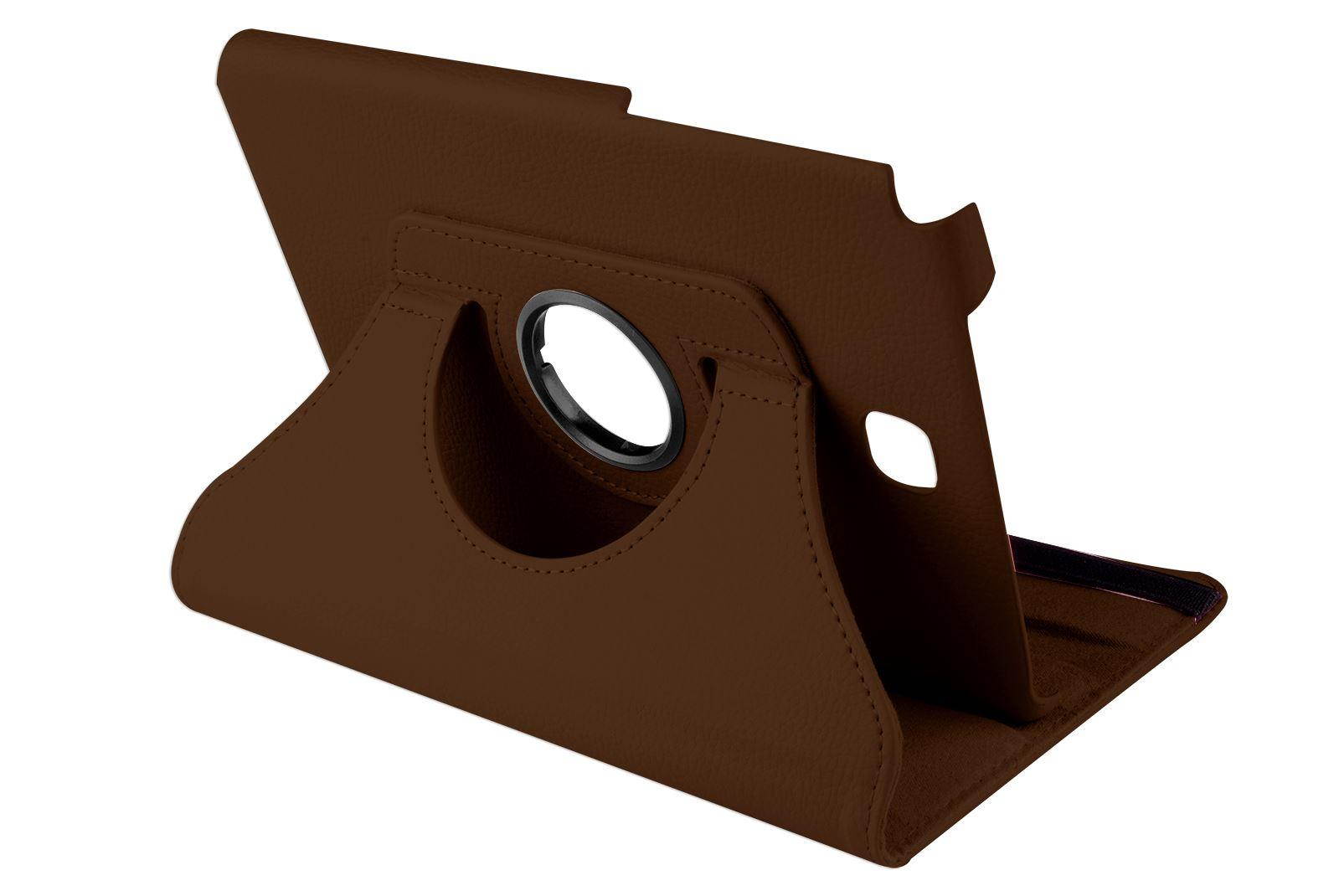 Hellfire Trading PU Leather Case 360 Rotating for Samsung Galaxy Tab A 8 T350 8" - Purple