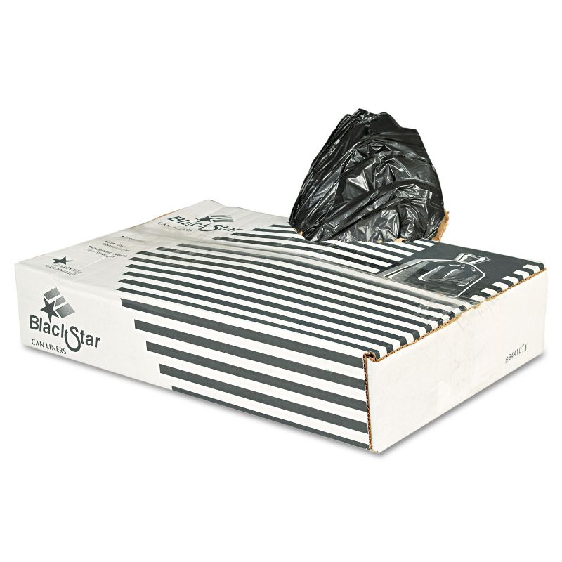 Ex-Cell Sanitary Napkin Receptacle Liner Bag Plastic Black 1000/Carton LB1718