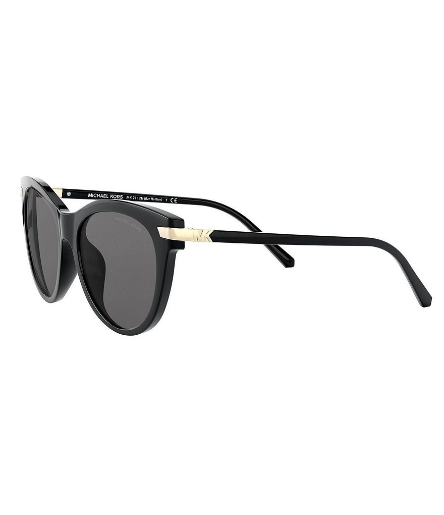 Michael Kors Bar Harbor Black Cat Eye Sunglasses