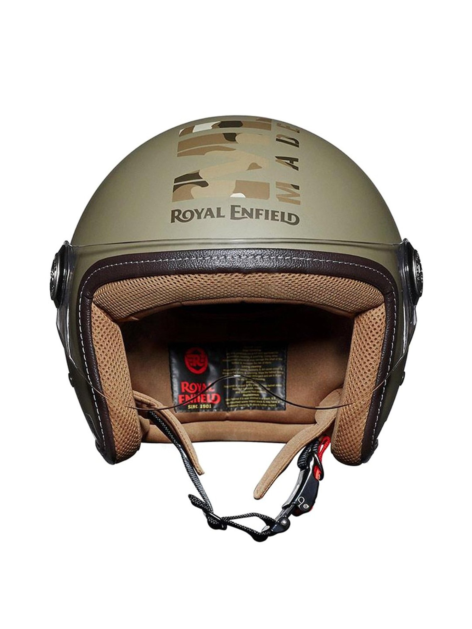 Royal Enfield Chopper Open Face MLG Helmet Desert Storm L
