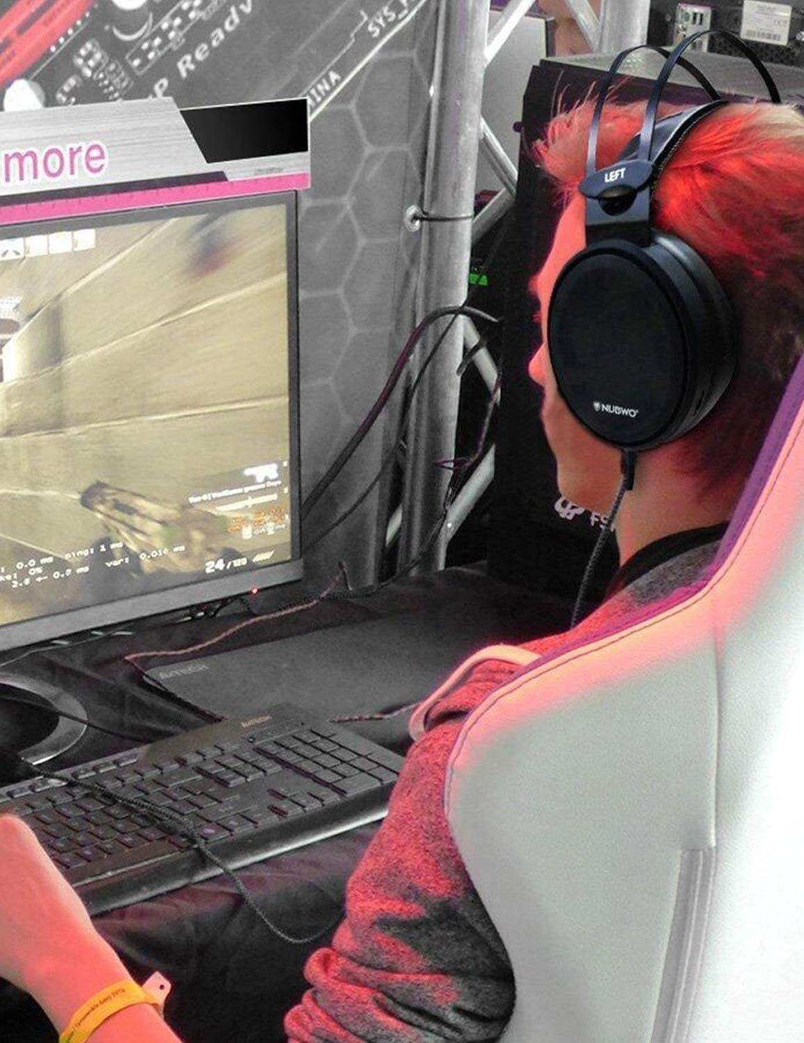 NUBWO Gaming headsets PS4 N7 Stereo Xbox one Headset Wired PC Gaming Headphones with Noise Canceling Mic , Over Ear Gaming Headphones for PC/MAC/PS4/Xbox one