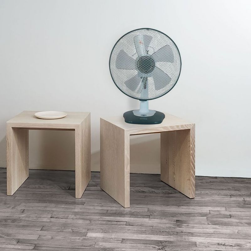 Optimus 12 Inch Oscillating Table Fan with Soft Touch Switch