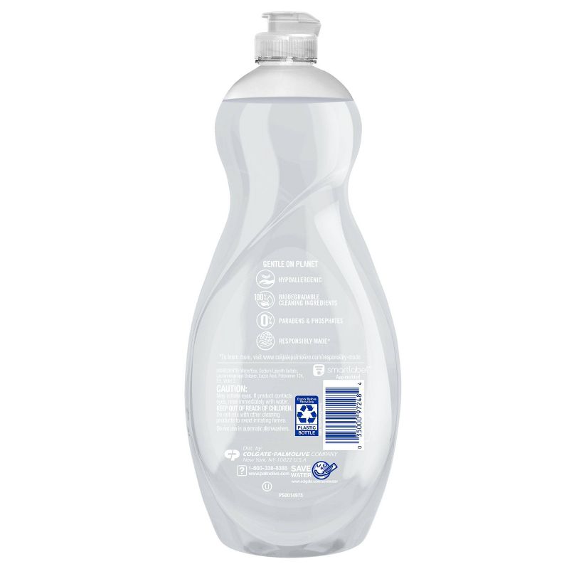 Palmolive Ultra Pure + Clear Liquid Dish Soap Detergent - Fragrance Free - 32.5 fl oz