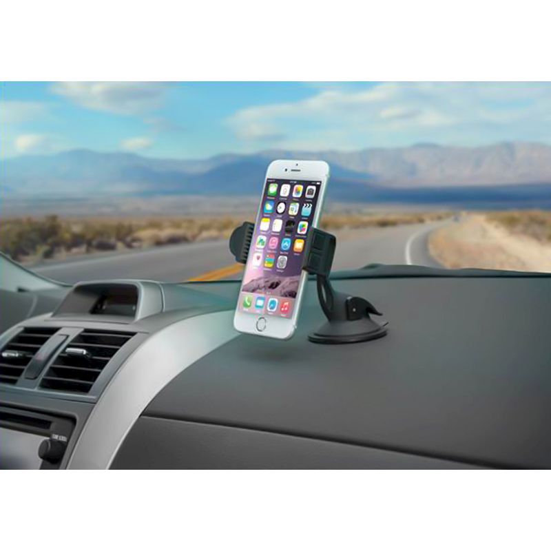 Macally Dashboard and Windshield Suction Cup Phone Mount Holder With Extendable Arm