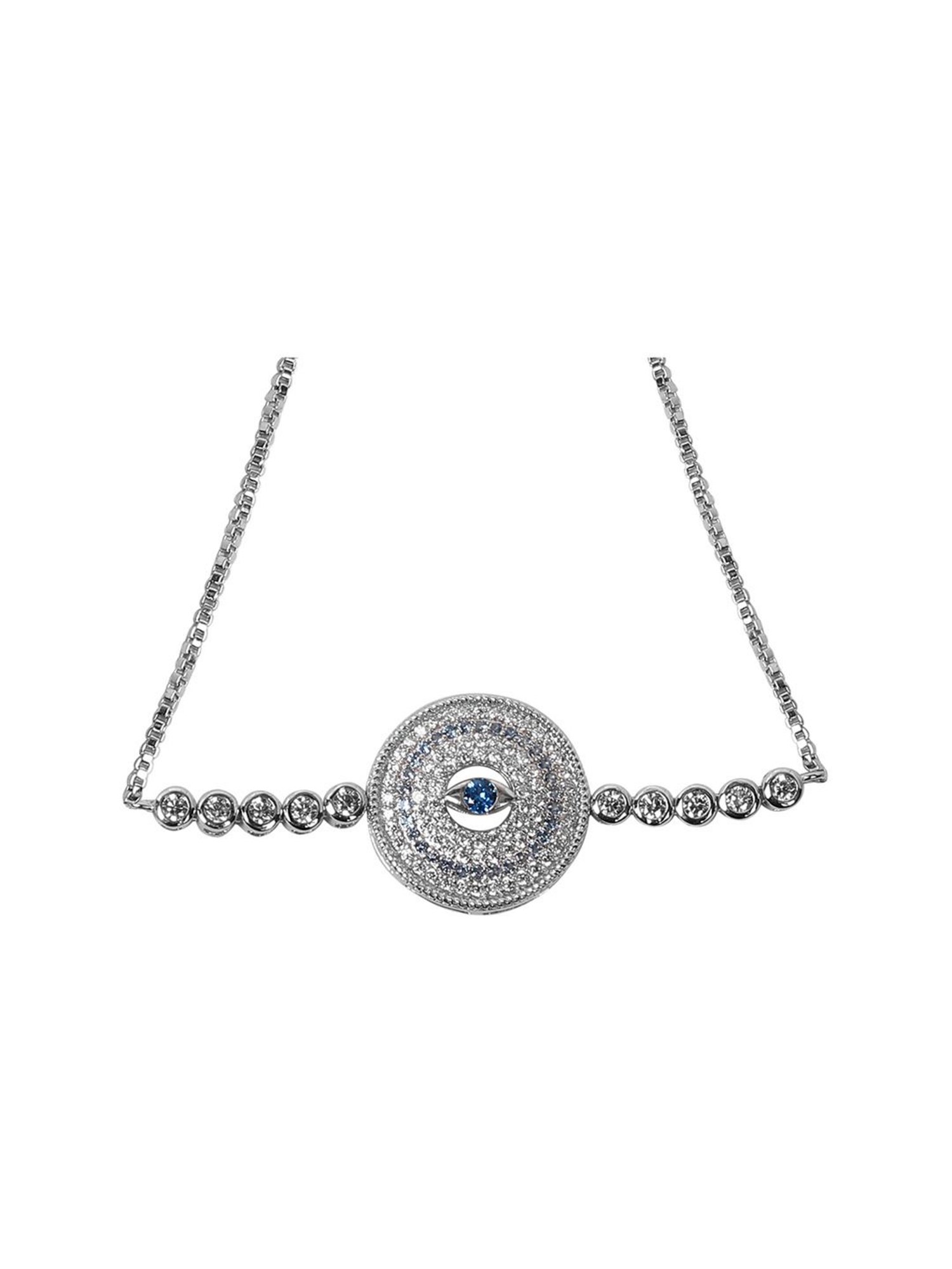 The Real Effect London 800 Silver CZ Bracelet for Women