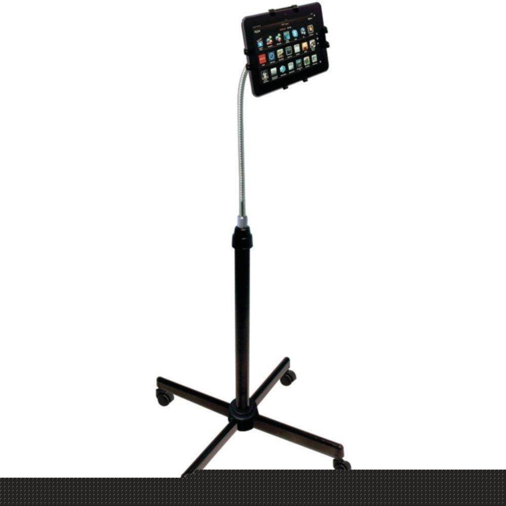 CTA Digital PAD-UAFS Height-Adjustable Gooseneck Stand with Casters for iPad/Tablet