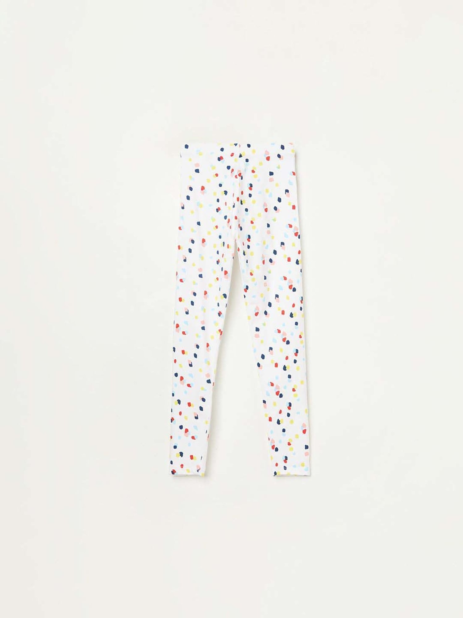 Fame Forever by Lifestyle Kids White Cotton Printed Leggings