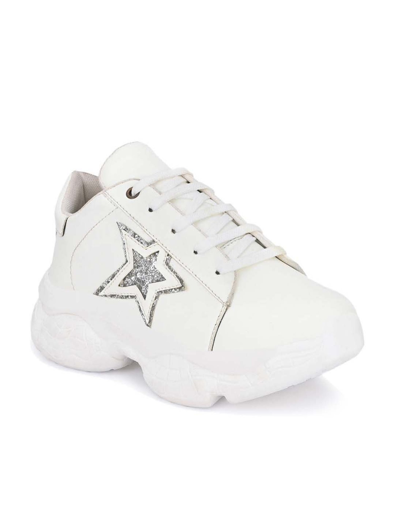 El Paso Women's White Sneakers