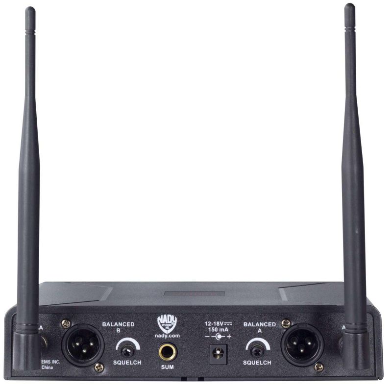 Nady U-2100 Dual HT 200-Channel UHF Wireless Handheld Microphone System