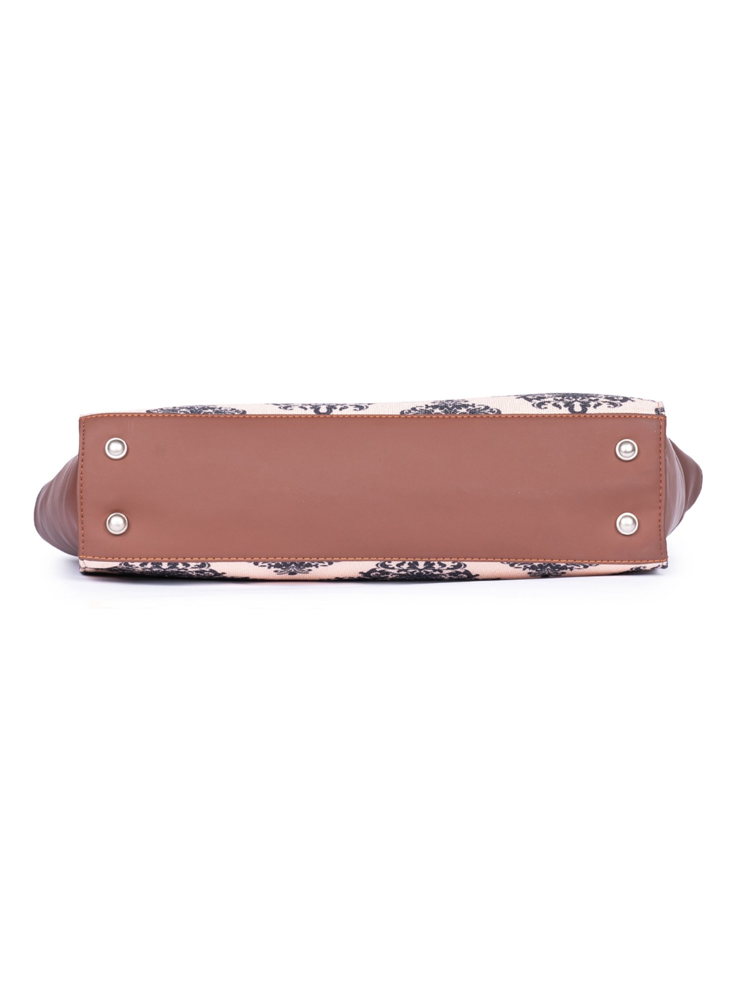 ZOUK Mughal Motif Multicolour Printed Tote Handbag