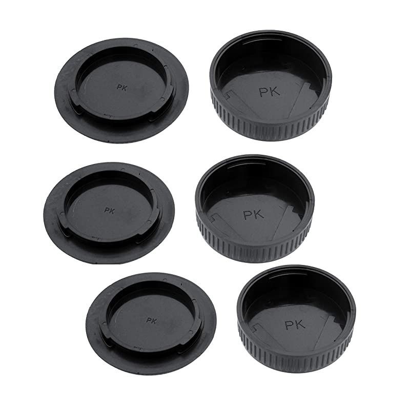 Rear Lens Cap for Pentax K Mount PK Lens Cap Kmount Lens Rear Cover PK Camera Body Cap for Pentax K K70 K1 K3 II KS2 KS1 K3 K50 K30 K5 IIs K5 II K5 K500 K50 K30 Kx K7 Km