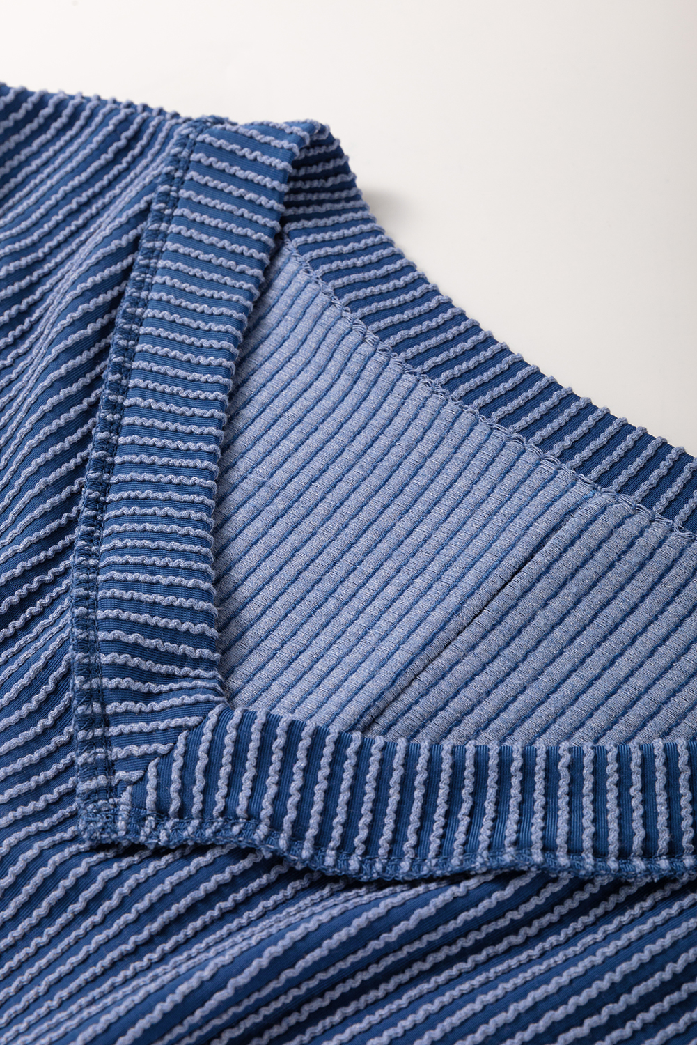 Rose Red Solid Waffle Knit Plus Size Two Piece Shorts Set