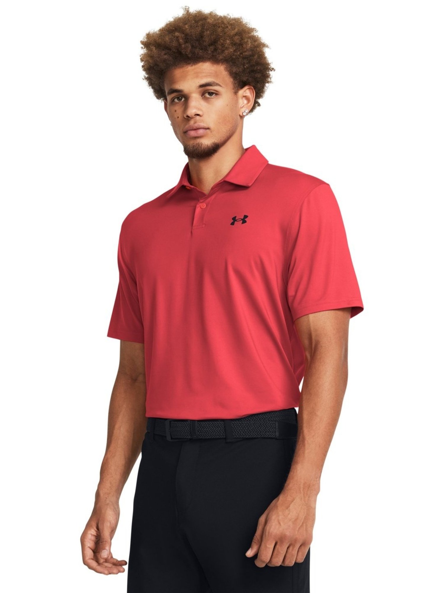 Under Armour Red Slim Fit Polo T-Shirt