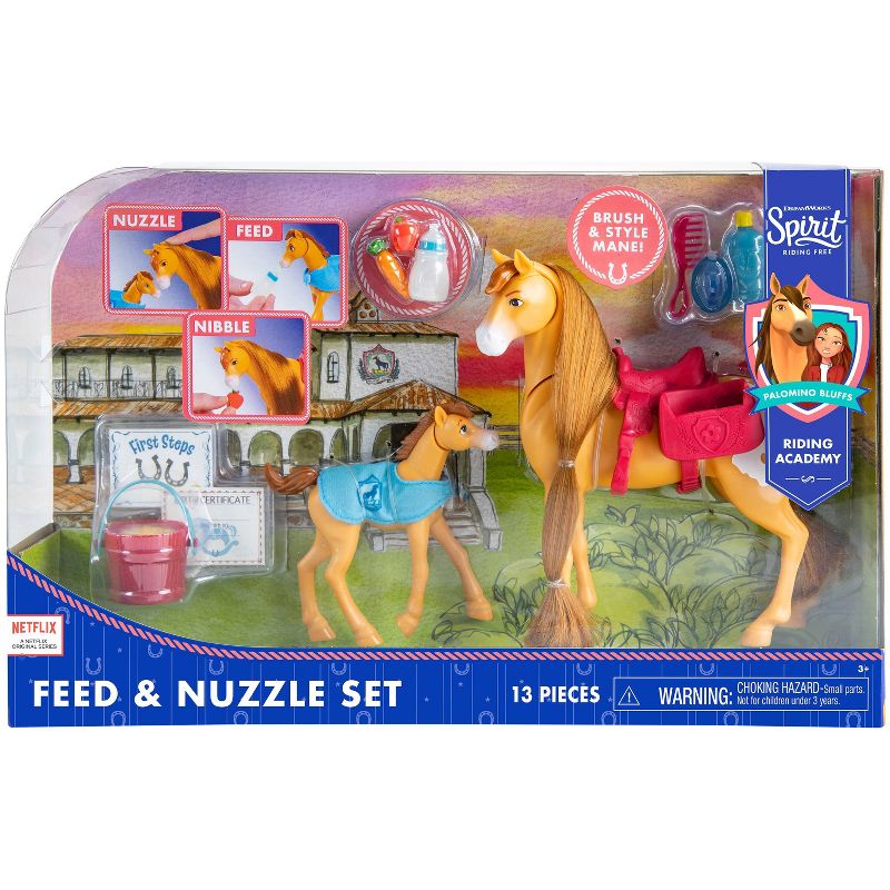 Spirit Riding Free Feed & Nuzzle Figure Set