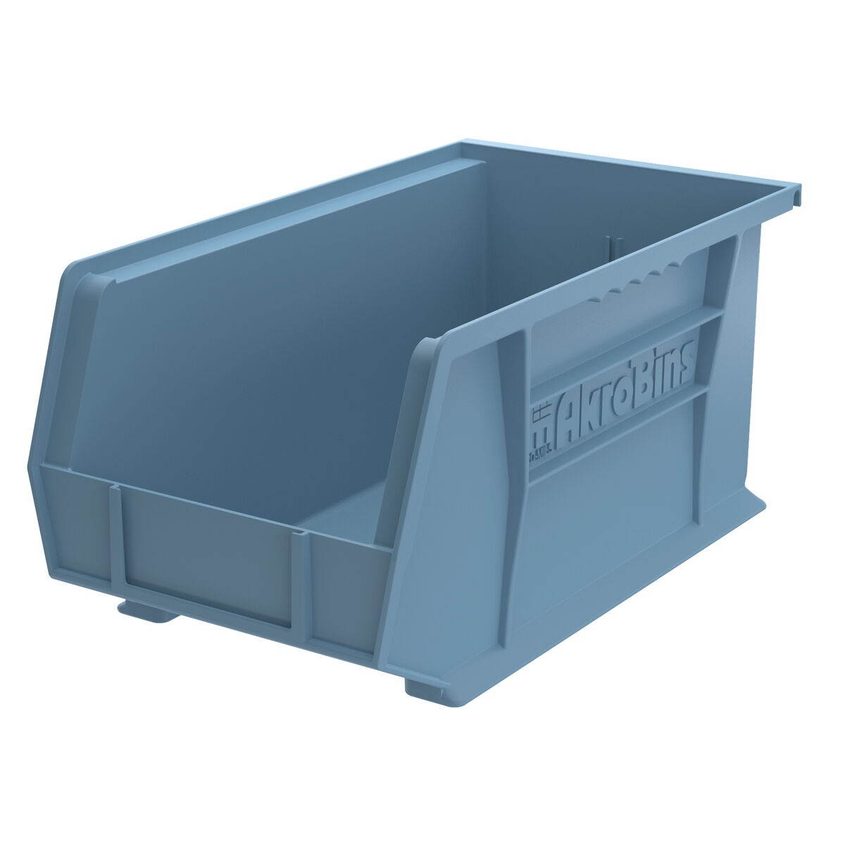 Akro-Mils 30240LTBLU Light Blue Stack & Hang Bin 7H x 8-1/4W x14-3/4D 12/pk
