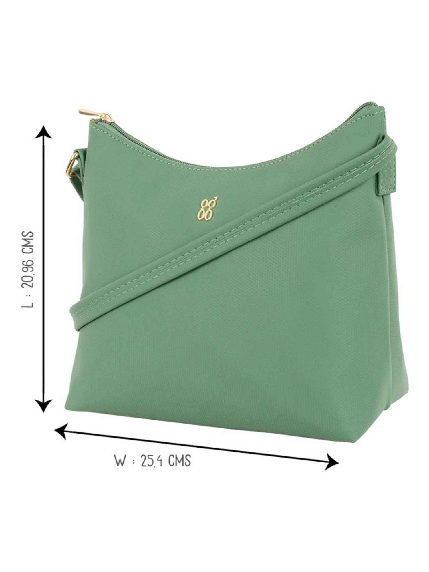 Baggit Green Small Hobo Bag