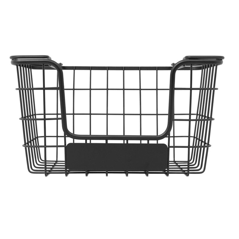 BirdRock Home Set of 2 Stacking Market Baskets