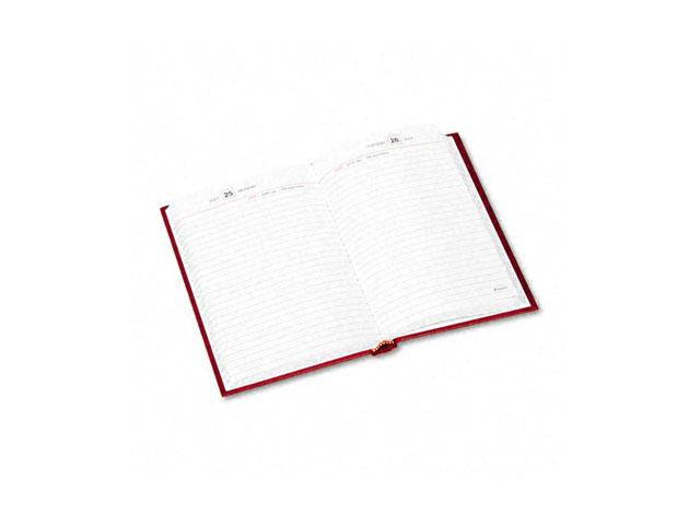 AT-A-GLANCE SD387-13 Standard Diary Recycled Daily Reminder, Red, 5" x 7 1/2"