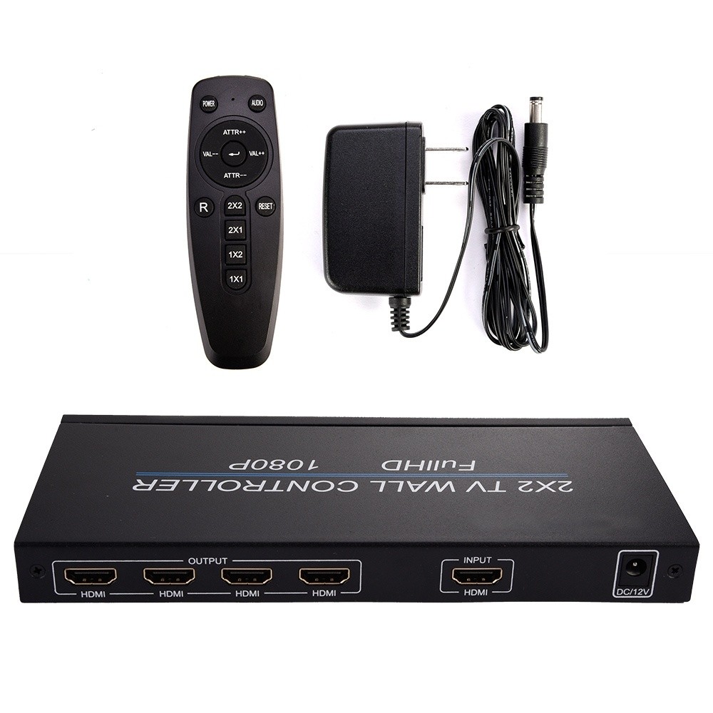 BT14 2X2 HDMI TV Wall Controller Multi-screen Splicing Processor
