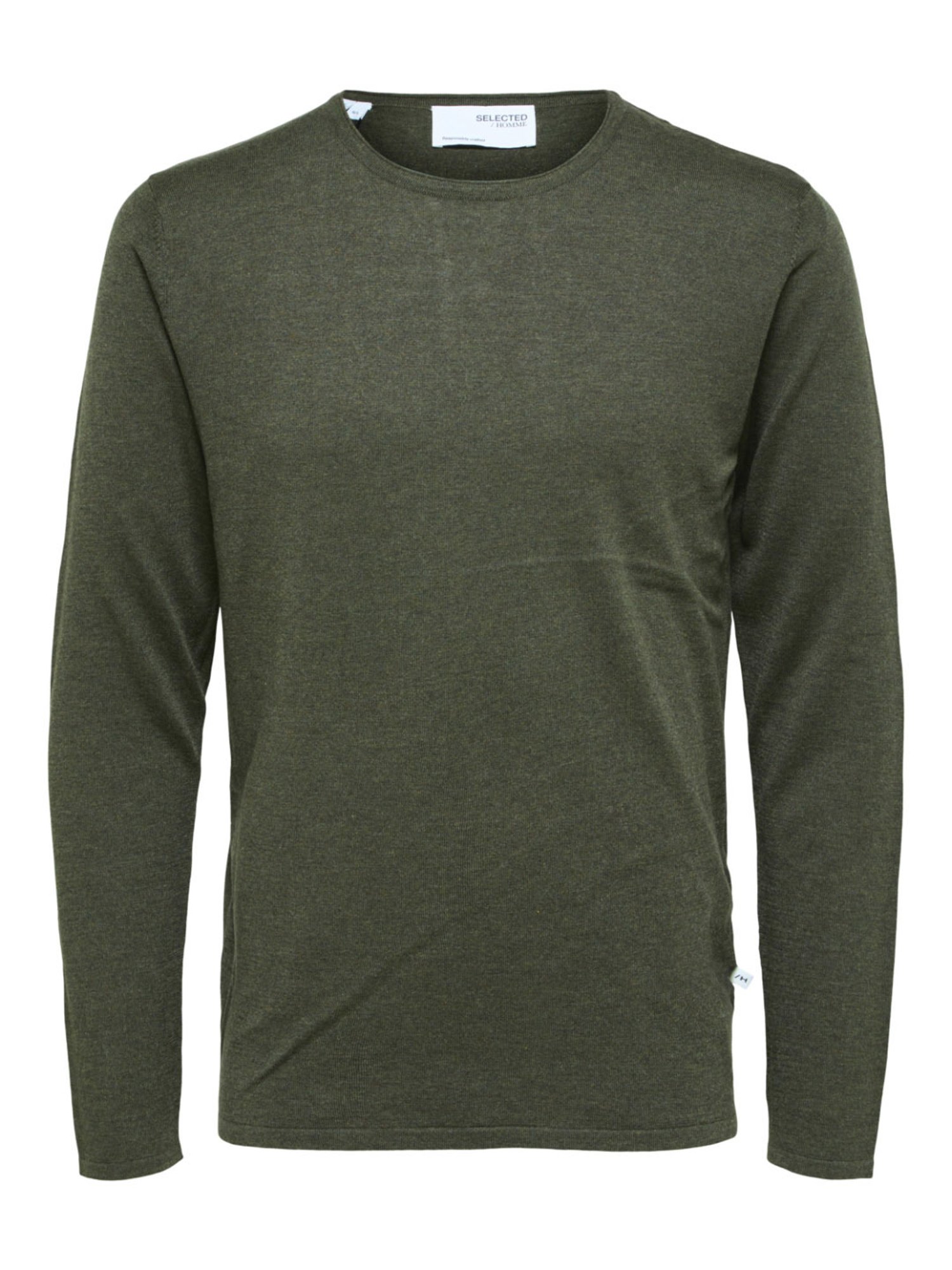 SELECTED HOMME Forest Night Regular Fit Self Pattern Sweater