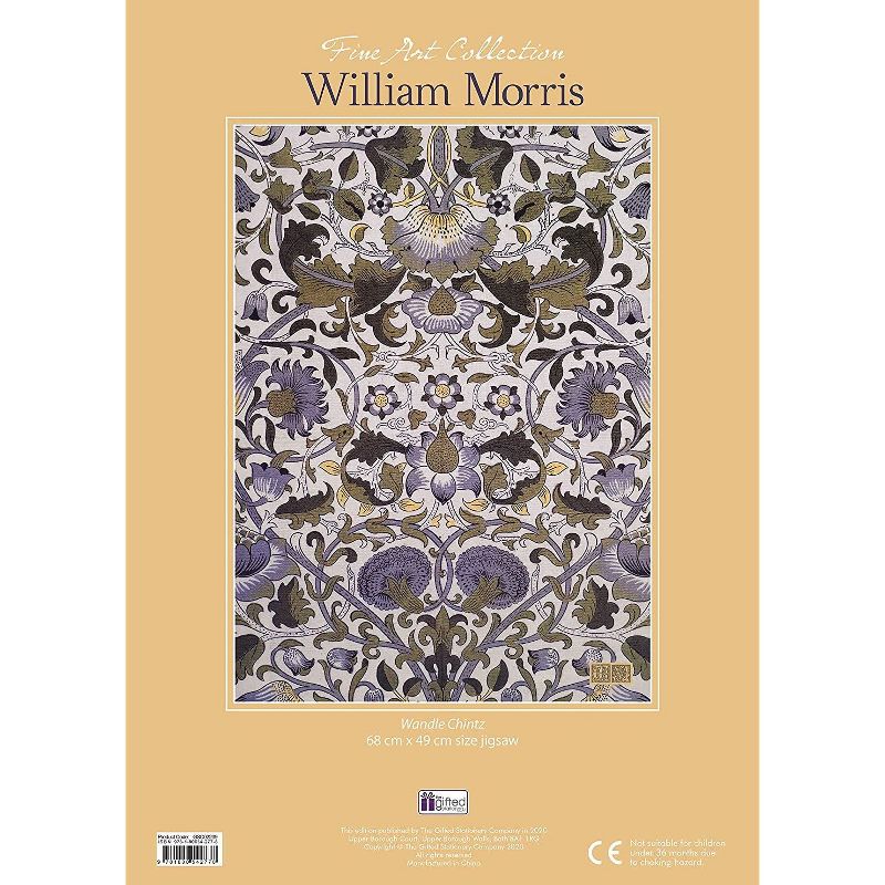 The Gifted Stationary 1000 Pieces Jigsaw Puzzles for Adults, William Morris, Family Fun Puzzle