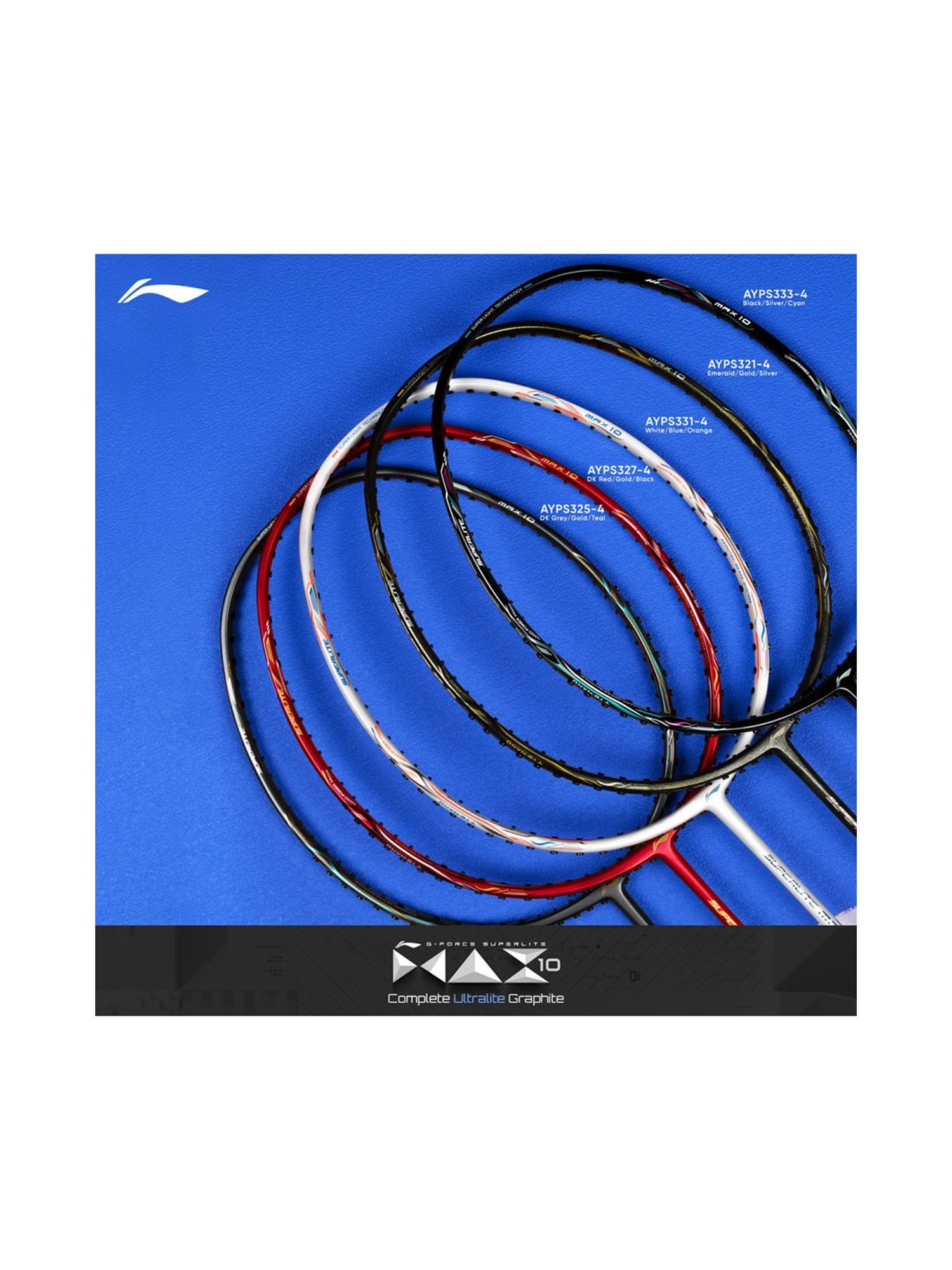 Li-Ning G-Force Superlite Max 10 Badminton Racket (Royal Blue) Size - Medium