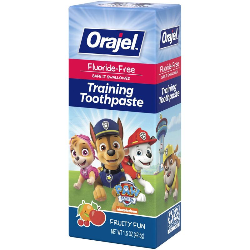 Orajel PAW Patrol Fluoride-Free Training Toothpaste Fruity Fun - 1.5oz