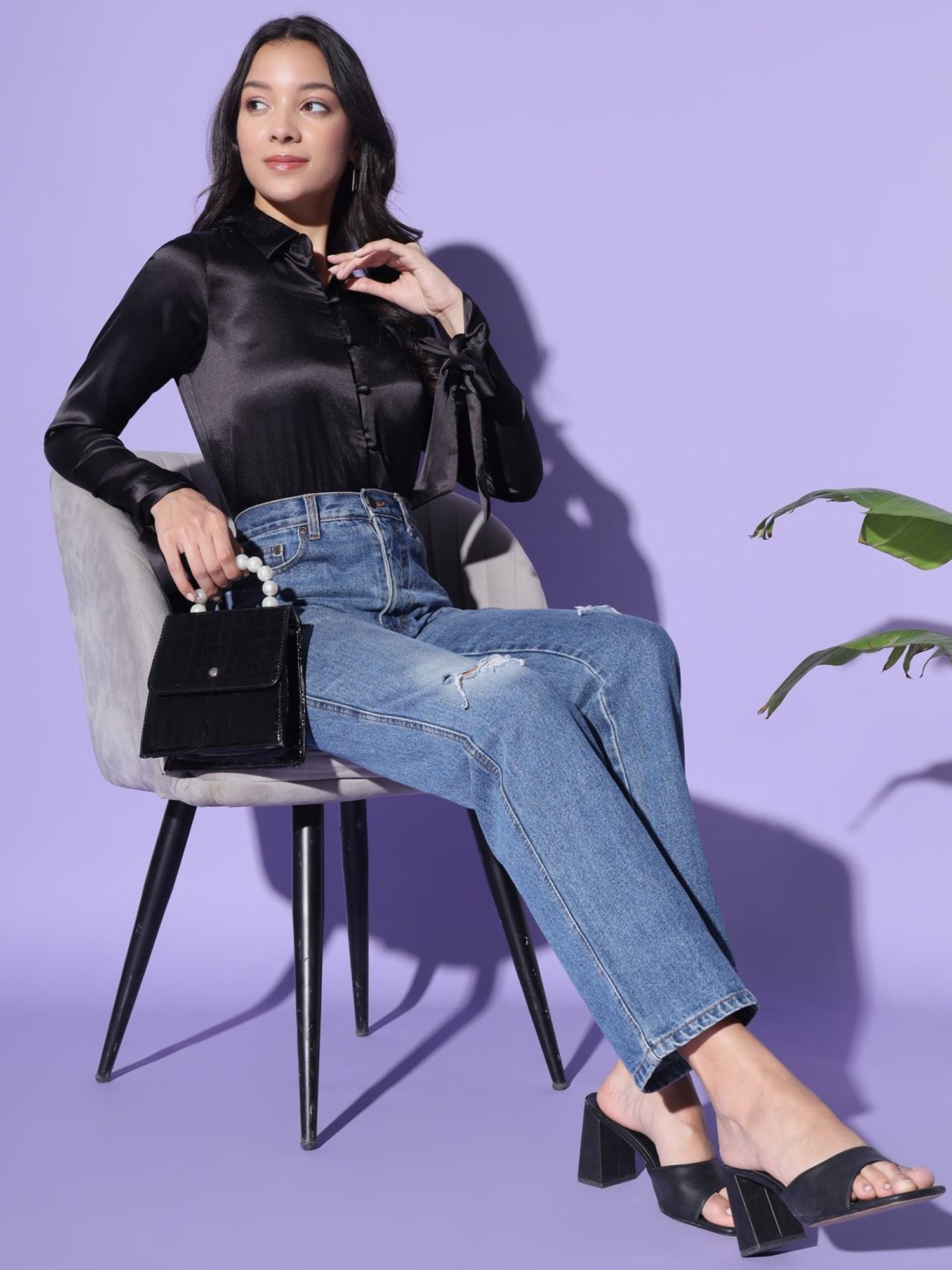 Trend Arrest Black Regular Fit Shirt