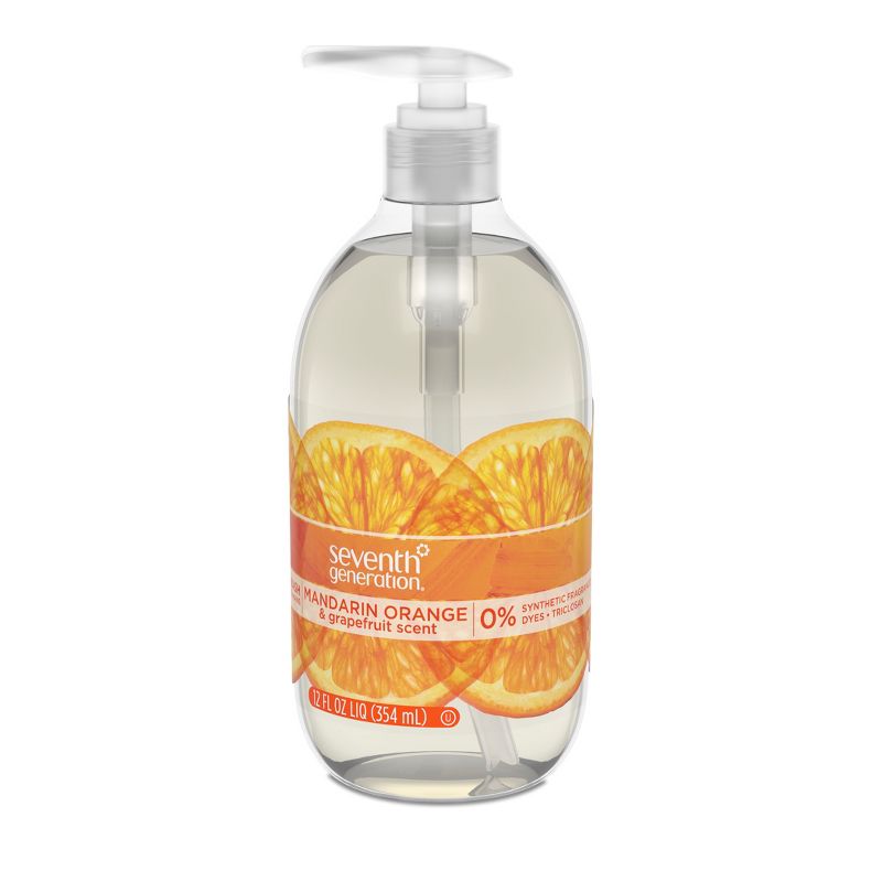 Seventh Generation Mandarin Orange & Grapefruit Liquid Hand Soap - 12 fl oz