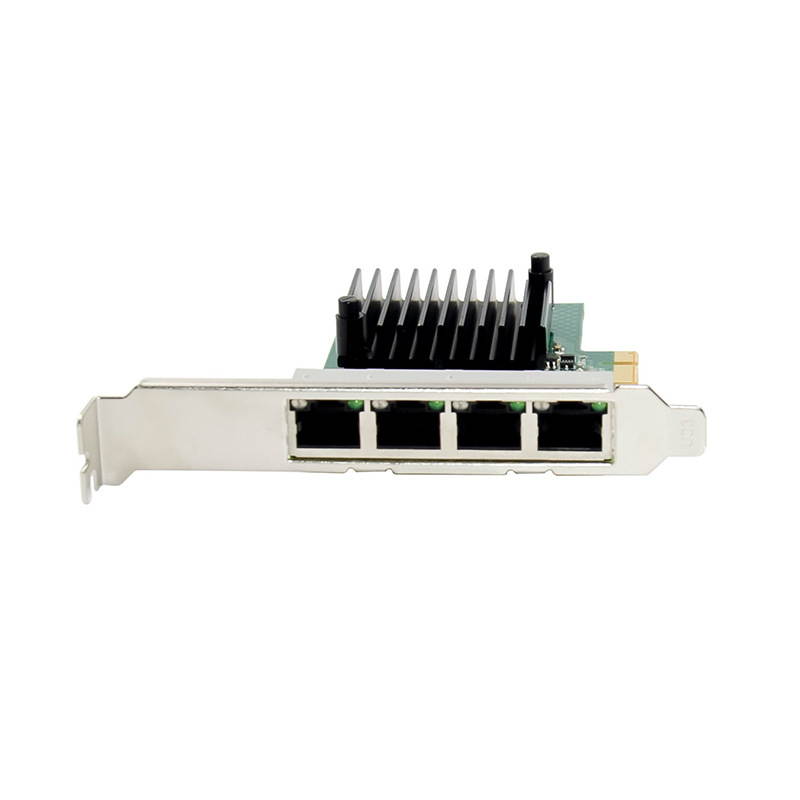 PCIe x1 Intel I350AM4 Four RJ45 Ports Gigabit Network Card Server Ethernet Network Adapter
