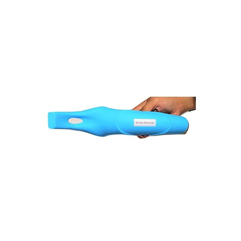 Flexible Silicone Spoon Rest | Spoon Rests for Kitchen | Spoon Holder | Silicone Utensils | Ladle Holder | Spoon Holder for Kitchen | Utensil Rest | Kitchen Spoon Rest (Blue, 1)