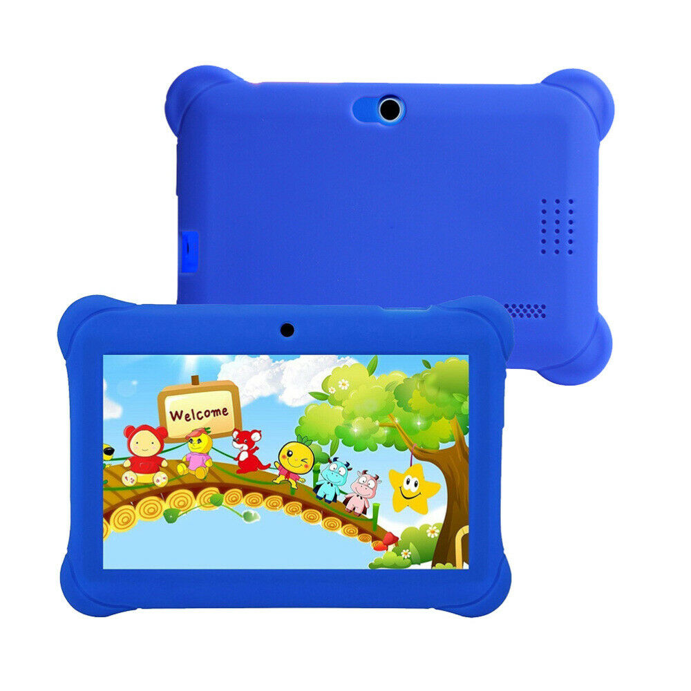 Kids Safe 7" Quad-Core Tablet 512M+8GB WIFI  MID Dual Cameras Kid-Proof Case with US Plug