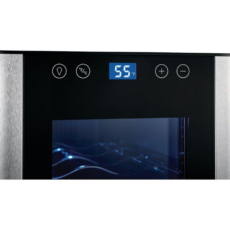 Frigidaire 6 Bottle Stainless Steel Wine Cooler Black - FFWC0622US