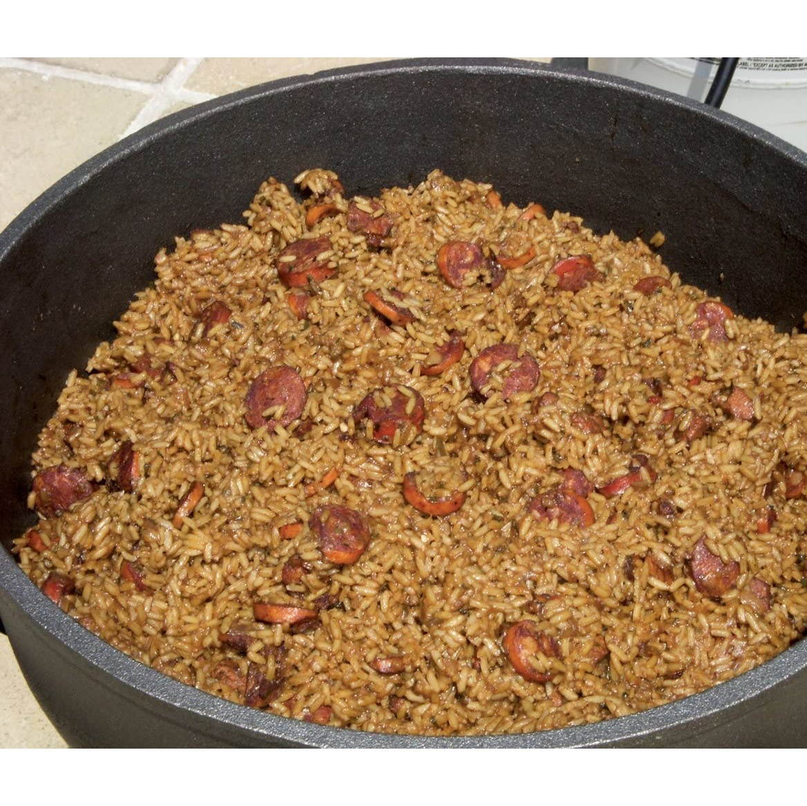 king kooker 5920 5gallon heavy duty cast iron jambalaya pot with feet and aluminum lid