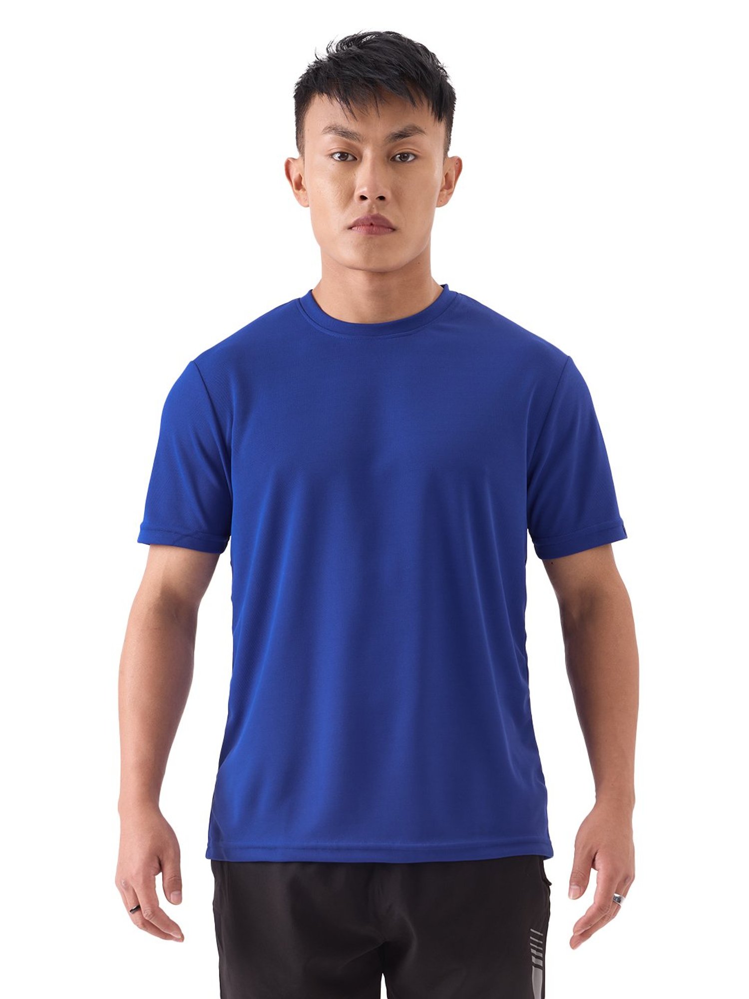 The Souled Store Royal Blue Regular Fit Sports T-Shirt