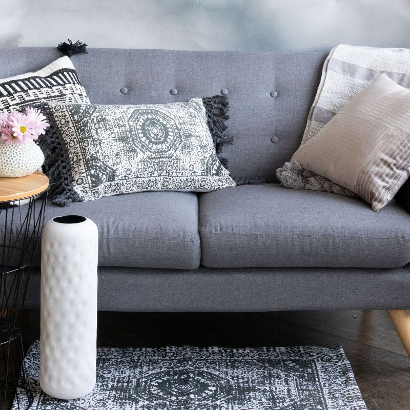 Melrose Set of 6 Rustic Black Hanging Large Tea Light Candle Holders 21"