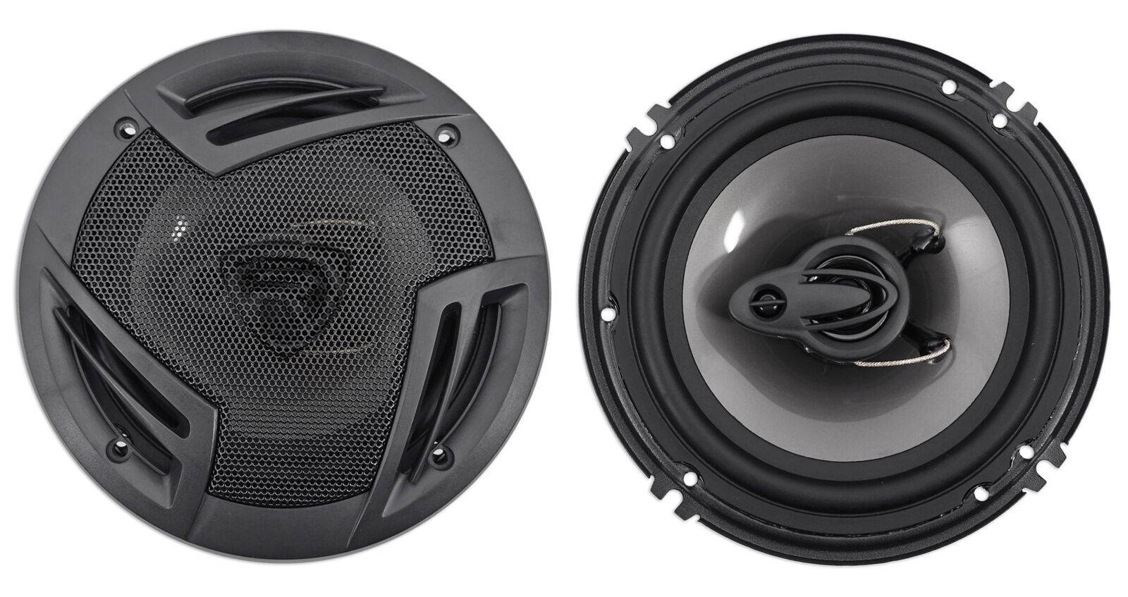 4   RV6.3A 6.5" 3-Way Car Speakers 1500 Watts/280 Watts RMS CEA Rated
