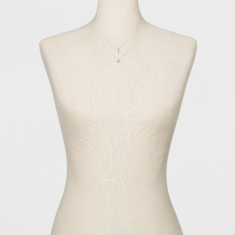 Short Necklace - A New Day™ Silver