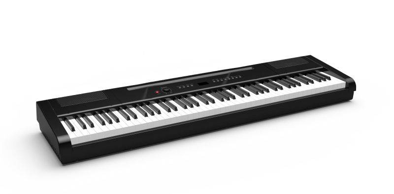 Artesia AM-3 Air 88-Key Weighted Hammer Action Digital Piano Bundle with Sustain Pedal, Power Supply and Two Free Months of Online Lessons from TakeLessons & Bitwig 8-track