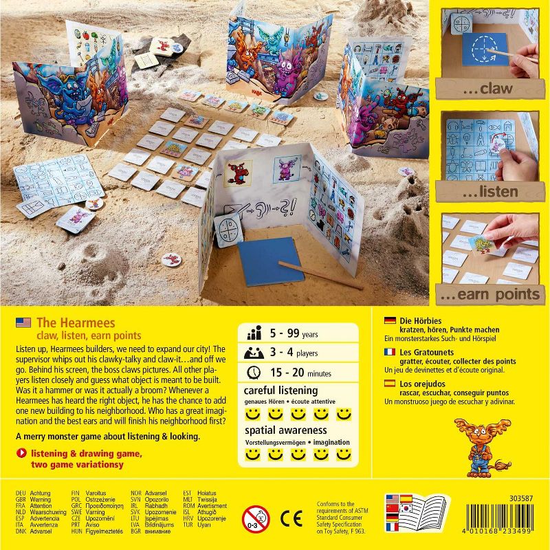 HABA The Hearmees - A Merry Monster Game About Looking & Listening for Ages 5 and Up