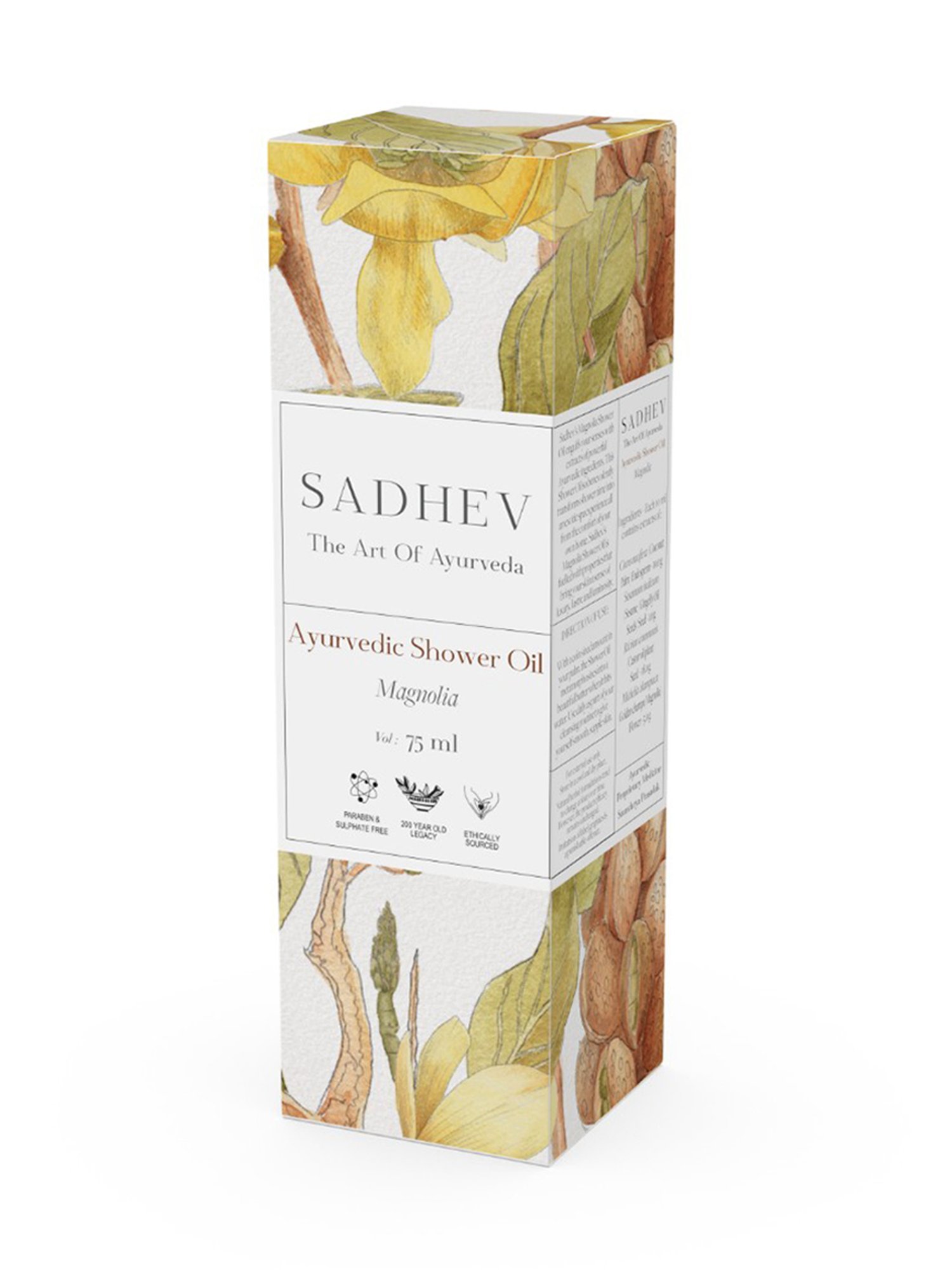 SADHEV The Art Of Ayurveda Ayurvedic Magnolia Shower Oil - 75 ml