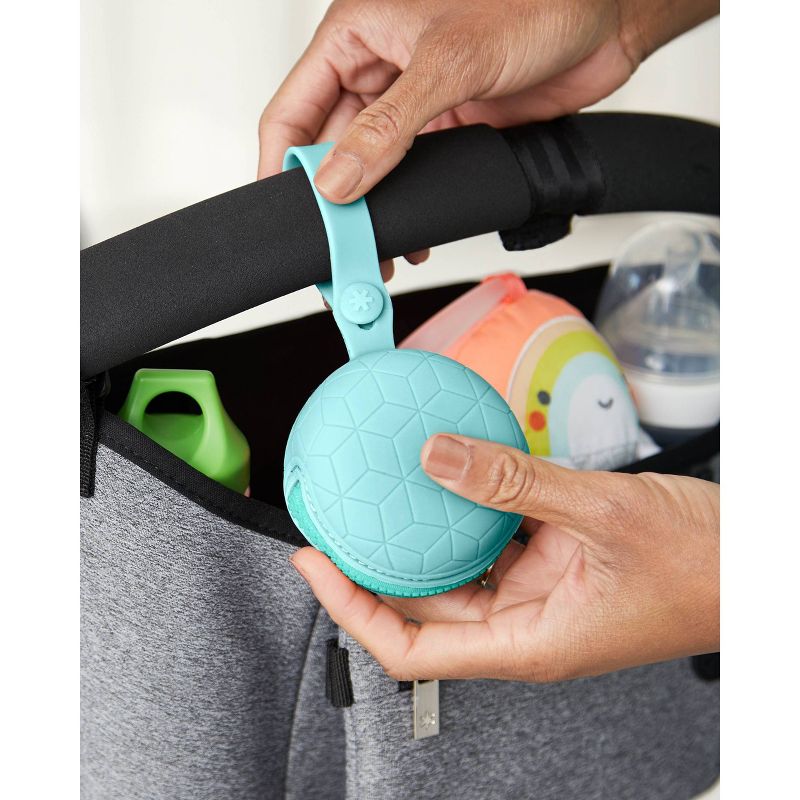 Skip Hop Silicone Pacifier Holder - Teal