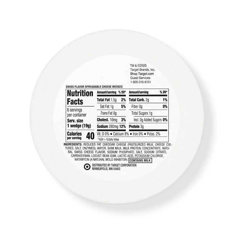 Swiss Flavor Spreadable Cheese Wedges - 4oz - Good & Gather™