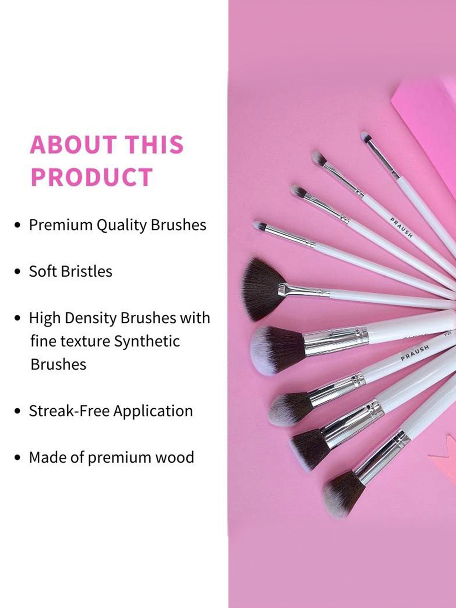 BH Cosmetics Hello Holo Brush Set with Bag